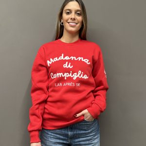 Felpa unisex<br>Rosso/Bianco
